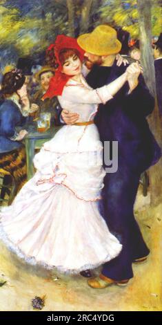 Dance at Bougival 1883 by Pierre-Auguste Renoir Stock Photo