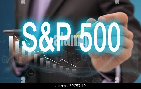 Abstract virtual upward arrows sketch on blurry cityscape background, target and goal concept. Multiexposure Stock Photo