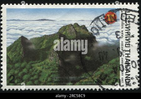 RUSSIA KALININGRAD, 31 MAY 2016: stamp printed by Thailand, shows Nature, circa 1997 Stock Photo