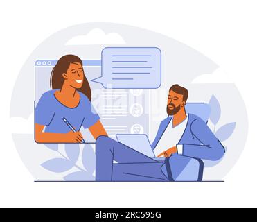 Online education and distant learning. Stock Vector