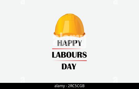 Labors Day Celebration Poster, Banner Stock Vector