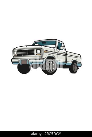 Pick up vector illustration on white background Stock Vector
