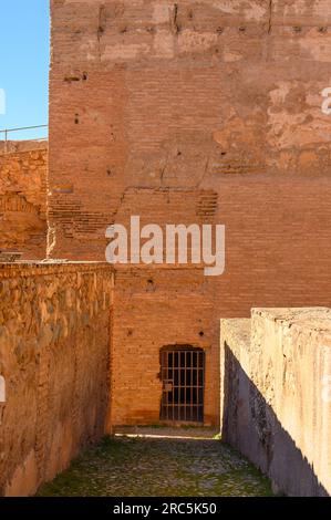 Alhambra Palace Architecture, Granada, Spain Stock Photo