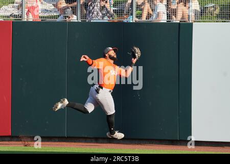 July 8 2023: Sacramento right fielder Heliot Ramos (38) hits a