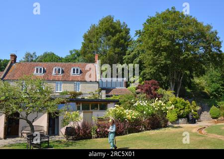 Chalice Gardens, Glastonbury, Somerset, England. June 14 2023 Stock Photo