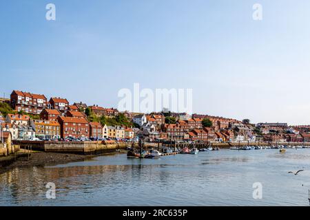 Amazing view footage taken in Whitby Stock Photo