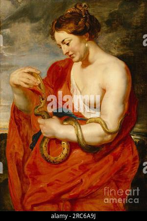 Hygeia, Goddess of Health 1615 by Peter Paul Rubens Stock Photo