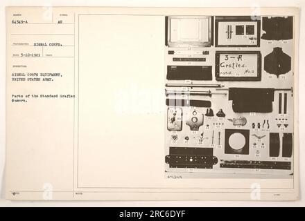 Parts of a Standard Graflex Camera used by the Signal Corps of the U.S ...