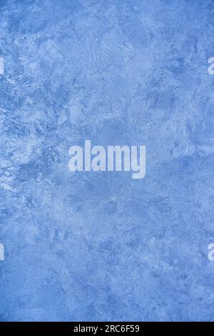 Blue abstract background with place for text, texture pearl Blue background for design, text, advertising, decorative plaster texture for walls. Stock Photo