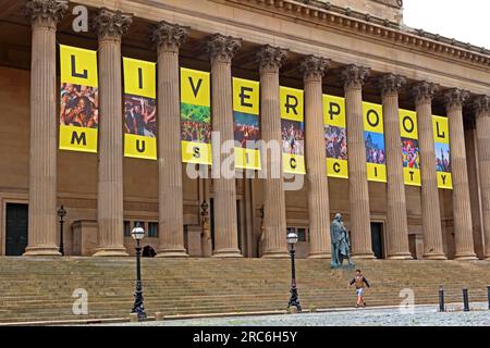 Liverpool Music City at St Georges Hall, St George's Pl, Liverpool , Merseyside, England, UK, L1 1JJ Stock Photo