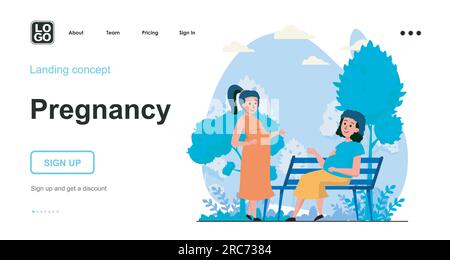 pregnant woman cartoon at park design, Belly pregnancy maternity and mother  theme Vector illustration Stock Vector Image & Art - Alamy