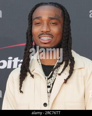 Los Angeles, USA. 12th July, 2023. Quavo arrives at The 2023 ESPY Awards held at the Dolby Theatre in Hollywood, CA on Wednesday, ?July 12, 2023. (Photo By Sthanlee B. Mirador/Sipa USA) Credit: Sipa US/Alamy Live News