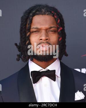 Hollywood, USA. 12th July, 2023. Damar Hamlin arriving to the 2023 ESPY Awards at Dolby Theatre on July 12, 2023 in Hollywood, CA. © Lisa OConnor/AFF-USA.com Credit: AFF/Alamy Live News Stock Photo