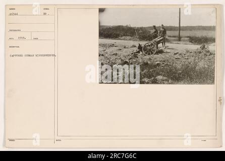 US soldier examining issued symbol maps and charts in the Foret d ...