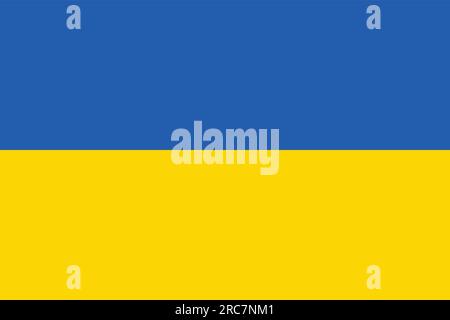 Flag of Ukraine - Vector illustration. Stock Vector