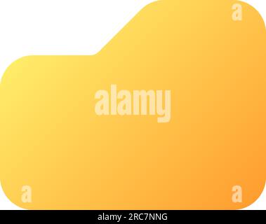 Folder pixel perfect flat gradient color ui icon Stock Vector