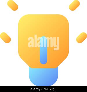 Messenger features pixel perfect flat gradient color ui icon Stock Vector