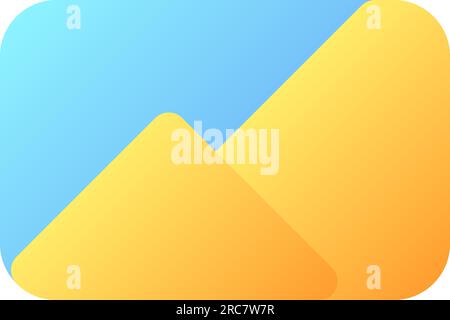 Image pixel perfect flat gradient color ui icon Stock Vector