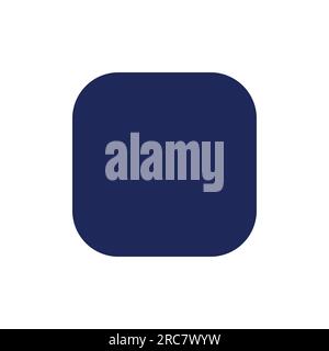 Full screen mode black glyph ui icon Stock Vector