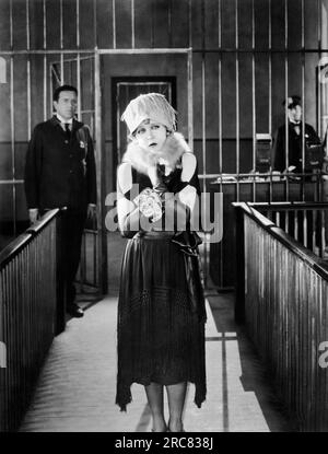 Hollywood, California   1930 Actress Mae Murray,  known as 'The Girl with the Bee-Stung Lips', in a scene from the film 'Peacock Alley'. Stock Photo