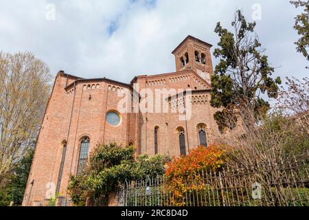 Chiesa degli Eremitani, or Church of the Hermits is a former Augustinian, 13th century Gothic style church in Padua, Italy. Stock Photo