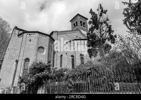 Chiesa degli Eremitani, or Church of the Hermits is a former Augustinian, 13th century Gothic style church in Padua, Italy. Stock Photo