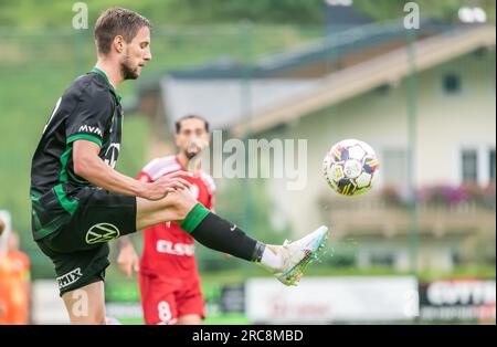 Bramberg am Wildkogel, Austria – July 3, 2023. Ferencvaros striker Barnabas  Varga during international club friendly Ferencvaros vs Botosani (3-0 Stock  Photo - Alamy