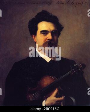 Johannes Wolff 1897 by John Singer Sargent Stock Photo
