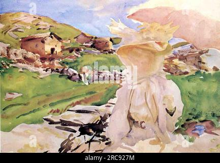 In the Simplon Pass 1910 by John Singer Sargent Stock Photo