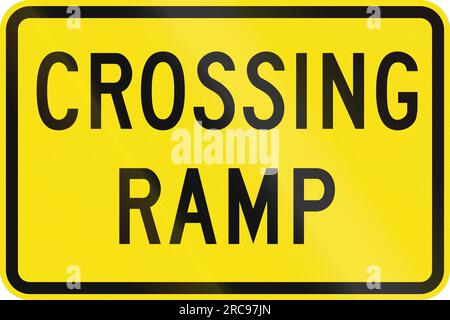 On Ramp Warning Sign On ramp warning sign Stock Photo - Alamy