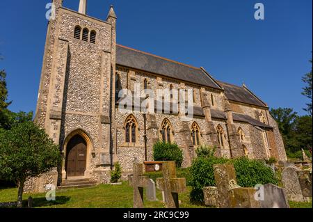 Shrine of Our Lady of Consolation is a Roman Catholic parish church in West Grinstead, West Sussex, England. Stock Photo