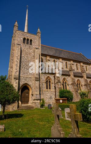 Shrine of Our Lady of Consolation is a Roman Catholic parish church in West Grinstead, West Sussex, England. Stock Photo