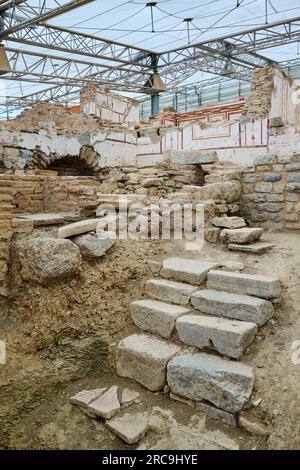 Innenaufnahme der Hanghaeuser von Ephesus Archaeological Site, Selcuk, Tuerkei    |inside Terrace Houses of Ephesus, Ephesus Archaeological Site, Selc Stock Photo