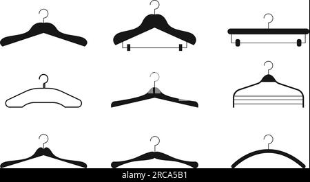 https://l450v.alamy.com/450v/2rca5b1/clothes-hangers-silhouettes-of-various-clothes-hangers-trempels-for-the-wardrobe-icons-of-holders-for-dresses-suits-coats-2rca5b1.jpg