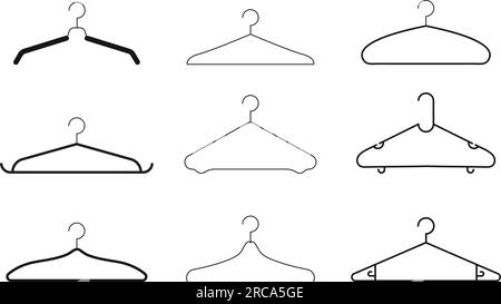 https://l450v.alamy.com/450v/2rca5ge/clothes-hangers-silhouettes-of-various-clothes-hangers-trempels-for-the-wardrobe-icons-of-holders-for-dresses-suits-coats-2rca5ge.jpg