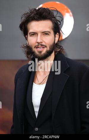 London, UK. Guy Burnet at the Oppenheimer Premiere. Odeon Luxe