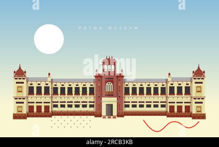 Patna City - Patna Museum - Icon Illustration as EPS 10 File Stock ...