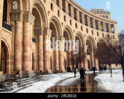 Ministry of Foreign Affairs, Republic Square, Yerevan, Armenia Stock Photo