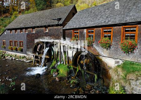 Hexenlochmuehle mill at Furtwangen, Black Forest, Baden-Wuerttemberg ...