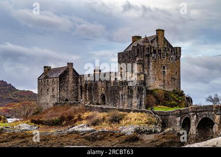 scenic view footage of the Castle  taken during my trip to Scotland Stock Photo