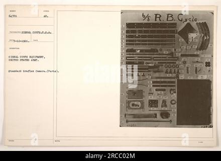 Parts of a Standard Graflex Camera used by the Signal Corps of the U.S ...