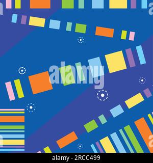 Colored vibrant retro nostalgic background Vector Stock Vector