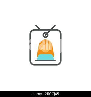 Creating a Professional Card ID Profile for Networking Stock Vector