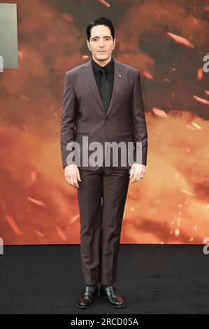 London, UK. 13th July, 2023. David Dastmalchian attends Oppenheimer - UK Premiere at ODEON Luxe, Leicester Square, London, UK. Credit: See Li/Picture Capital/Alamy Live News Stock Photo