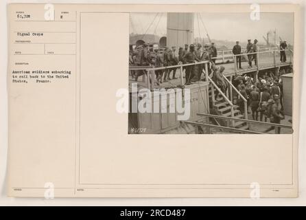 A US Signal Corps photographer captures a scene during World War One ...