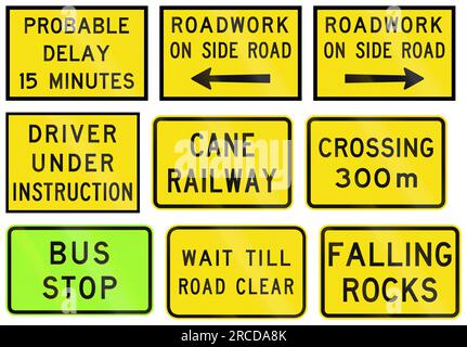 Probable Delay 15 Minutes In Australia. Stock Photo