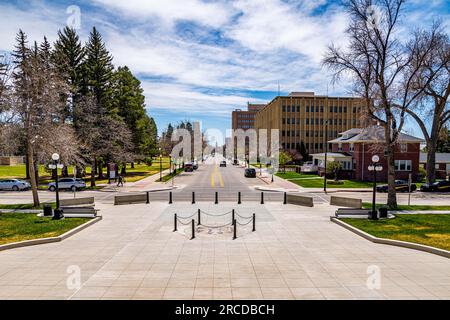 The center of administration in Cheyenne, Wyoming Stock Photo