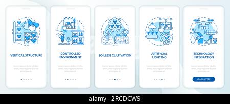 Vertical farming and hydroponics concept with icons Stock Vector