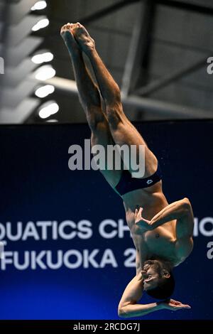 Giovanni Tocci of Italy competes in the diving 3m Spring Men ...