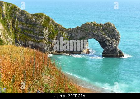 Durdle Door - Jurassic Coast in Dorset, United Kingdom, UK Stock Photo